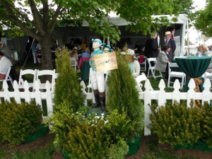 The beautiful VTA Turf Club tent on Gold Cup day. Photo courtesy Sherry Whiting. 