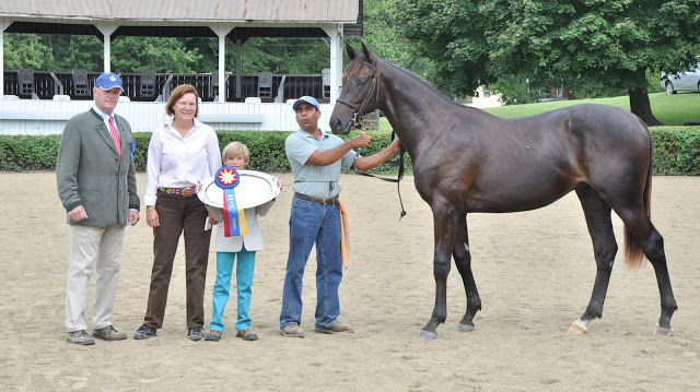 Bred by Robin Richards, Just Call Kenny was the Grand Champion of the 2012 Virginia-bred Yearling Futurity.