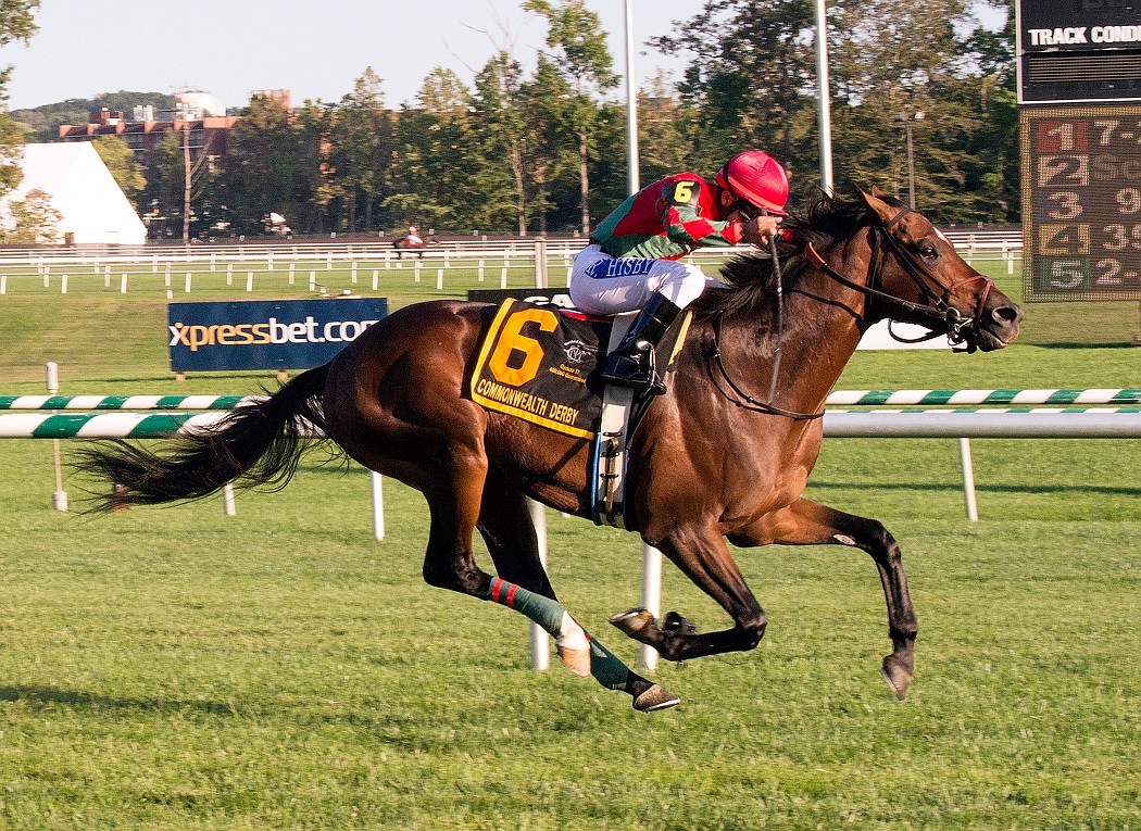 Virginia-bred One Go All Go wins the $400,000 Commonwealth Derby (Gr. II( Sept. 19th at Laurel
