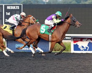 Pauper's Queen kicks off Labor Day week, 20-15, with a three length win at Presque Isle Downs