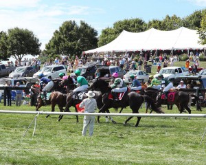 Virginia Downs action at Great Meadow