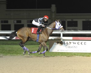 Joe Tess captured a 5 furlong claiming race at  Penn National November 5th. The 5 year old Macho Uno gelding was bred by Edward Evans.