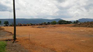 The half mile oval at Shenandoah Downs has been widened to 65 feet across from 48 feet.  