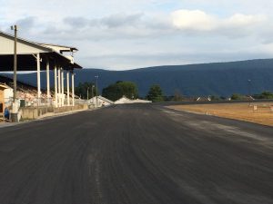 Shenandoah Downs recently underwent a renovation to widen track and bank the turns.